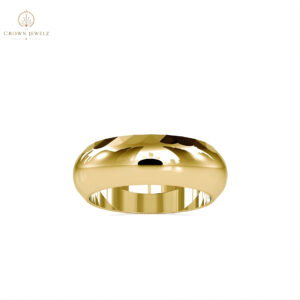 Aurora Facet Gold Band