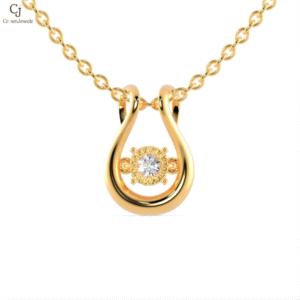 Luminara Horseshoe Diamond Pendant - 10