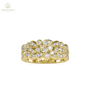 Diamond Petal Eternity Ring