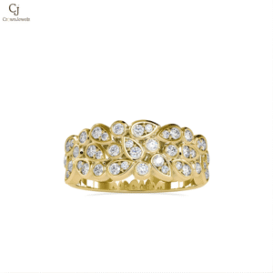 Diamond Petal Eternity Ring