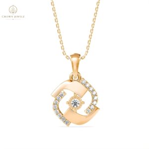 Aurelle Compass Diamond Pendant