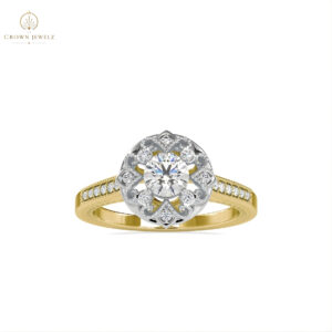 Elysian Halo Diamond Ring