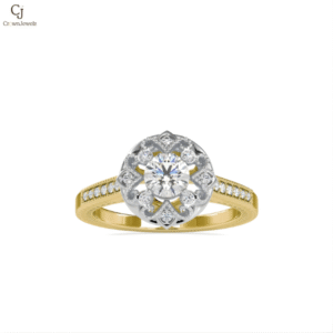 Elysian Halo Diamond Ring