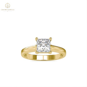 Classic Emerald-Cut Solitaire Engagement Ring