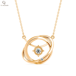 Orbital Luxe Diamond Pendant