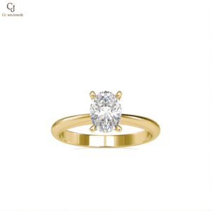 Oval Solitaire Engagement Ring
