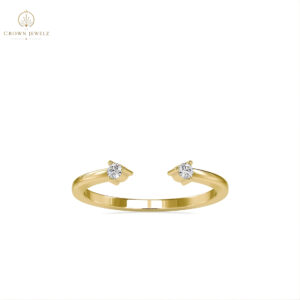 Open Bypass Diamond Ring