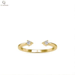 Open Bypass Diamond Ring