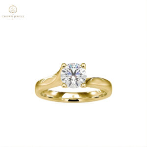Twist Solitaire Ring