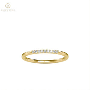 Open-End Solitaire Accent Ring
