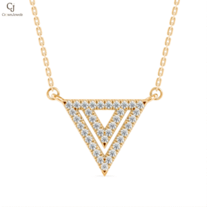 Trinity Arrow Triangle Pendant