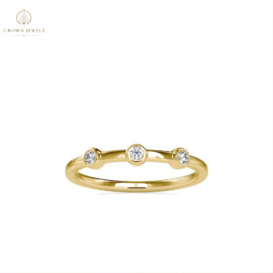 Classic Pavé Half Eternity Band