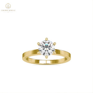 Classic Round Solitaire Engagement Ring