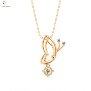 Aurora Flutter Diamond Pendant