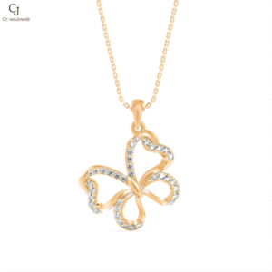 Golden Petal Bloom Pendant
