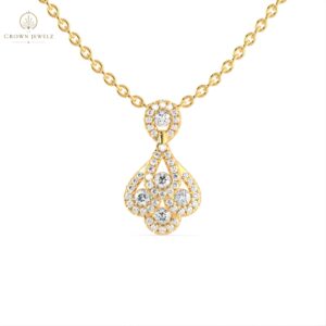 Serena Bloom Diamond Drop Pendant