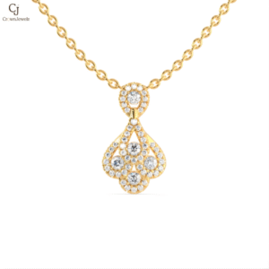 Serena Bloom Diamond Drop Pendant