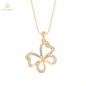Golden Petal Bloom Pendant
