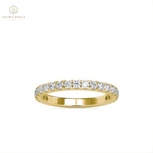 Gold Diamond Eternity Band