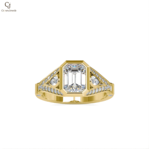 Aurora Bezel Halo Ring