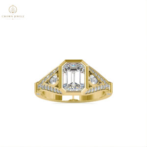 Aurora Bezel Halo Ring