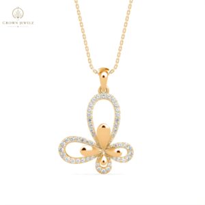 Crystal butterfly Flutter Pendant