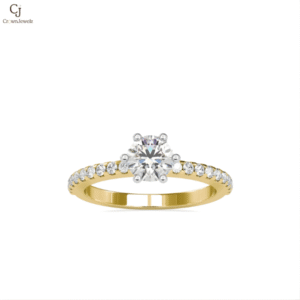 Aurora Halo Pavé Ring