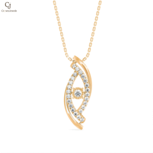 Celestia Arc Diamond Pendant