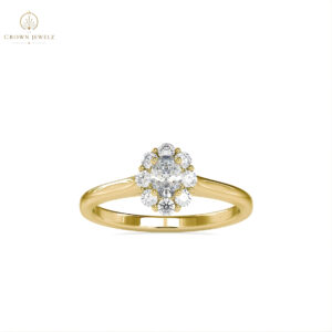 Aurélia Rosé Halo Ring
