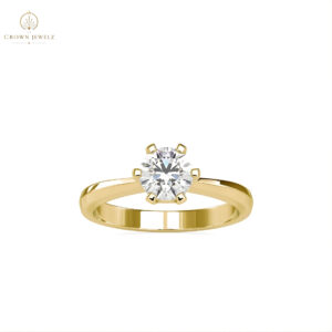 Classic Round Solitaire Engagement Ring