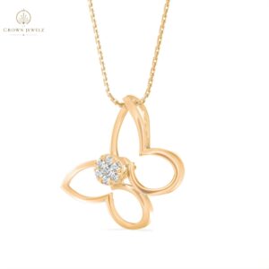 Amour Butterfly Heart Pendant