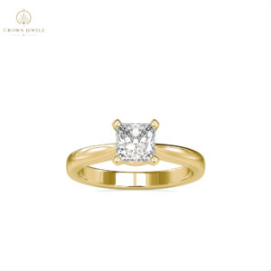 Radiant Square Solitaire Engagement Ring