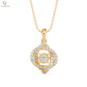 Celestia Halo Diamond Pendant