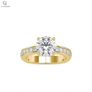 Modern Grace Solitaire Ring