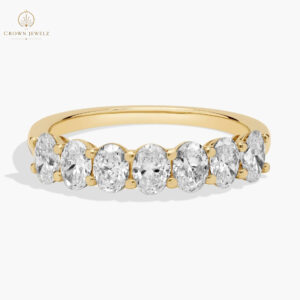 Seven Stone Oval Lab-Grown Diamond Ring