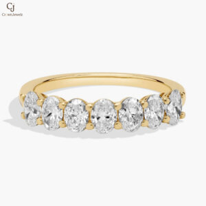 Seven Stone Oval Lab-Grown Diamond Ring