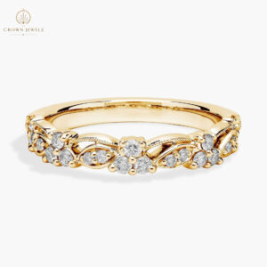 Romantic Vintage Lace Lab-Grown Diamond Ring