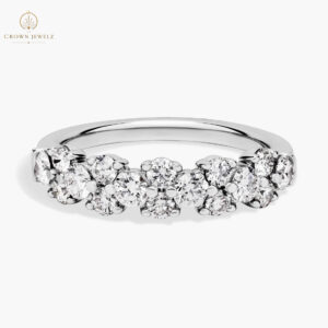 Garland Diamond Ring in Platinum