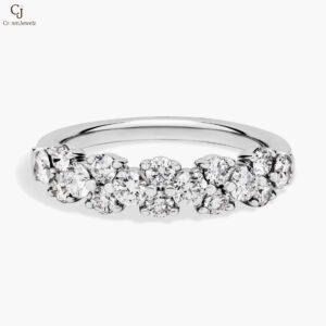 Garland Diamond Ring in Platinum