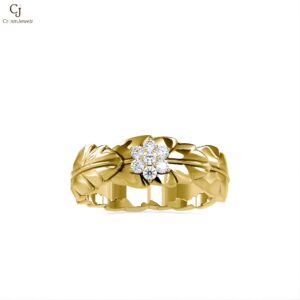 Celeste Pavé Solitaire Ring