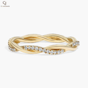 Petite Twist Lab-Grown Diamond Eternity Ring