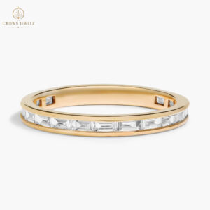 Channel Set Baguette Diamond Wedding Ring