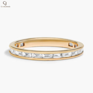 Channel Set Baguette Diamond Wedding Ring