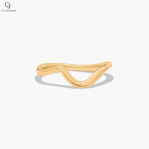 Wedding Ring In 14K Yellow Gold