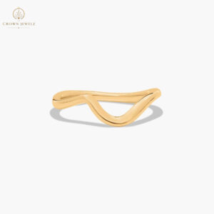 Wedding Ring In 14K Yellow Gold