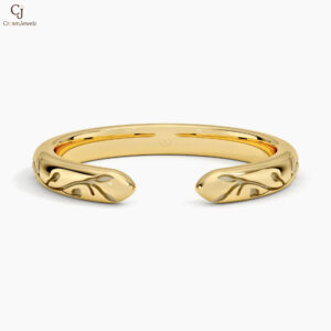 Verdure Engraved Open Ring