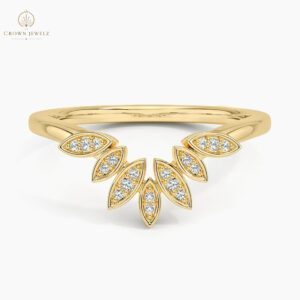 Petal Contour Diamond Ring