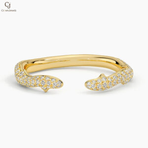 Rose Thorn Diamond Open Ring