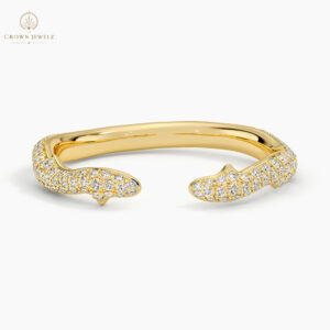 Rose Thorn Diamond Open Ring