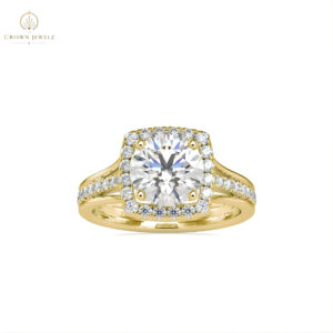Vintage Blossom Halo Ring